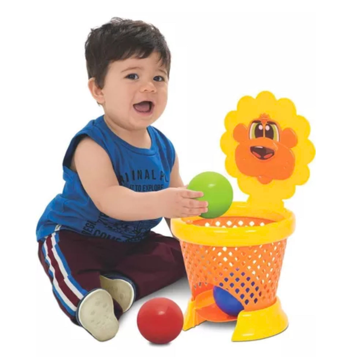 Cesta De Basquete Para Bebê Brinquedo Divertido - Basketball Baby MercoToys Cesta De Basquete Para Bebê Brinquedo Divertido - Basketball Baby MercoToys